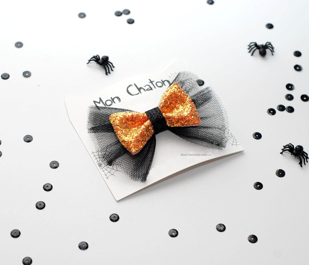Halloween Hair Bow Clip