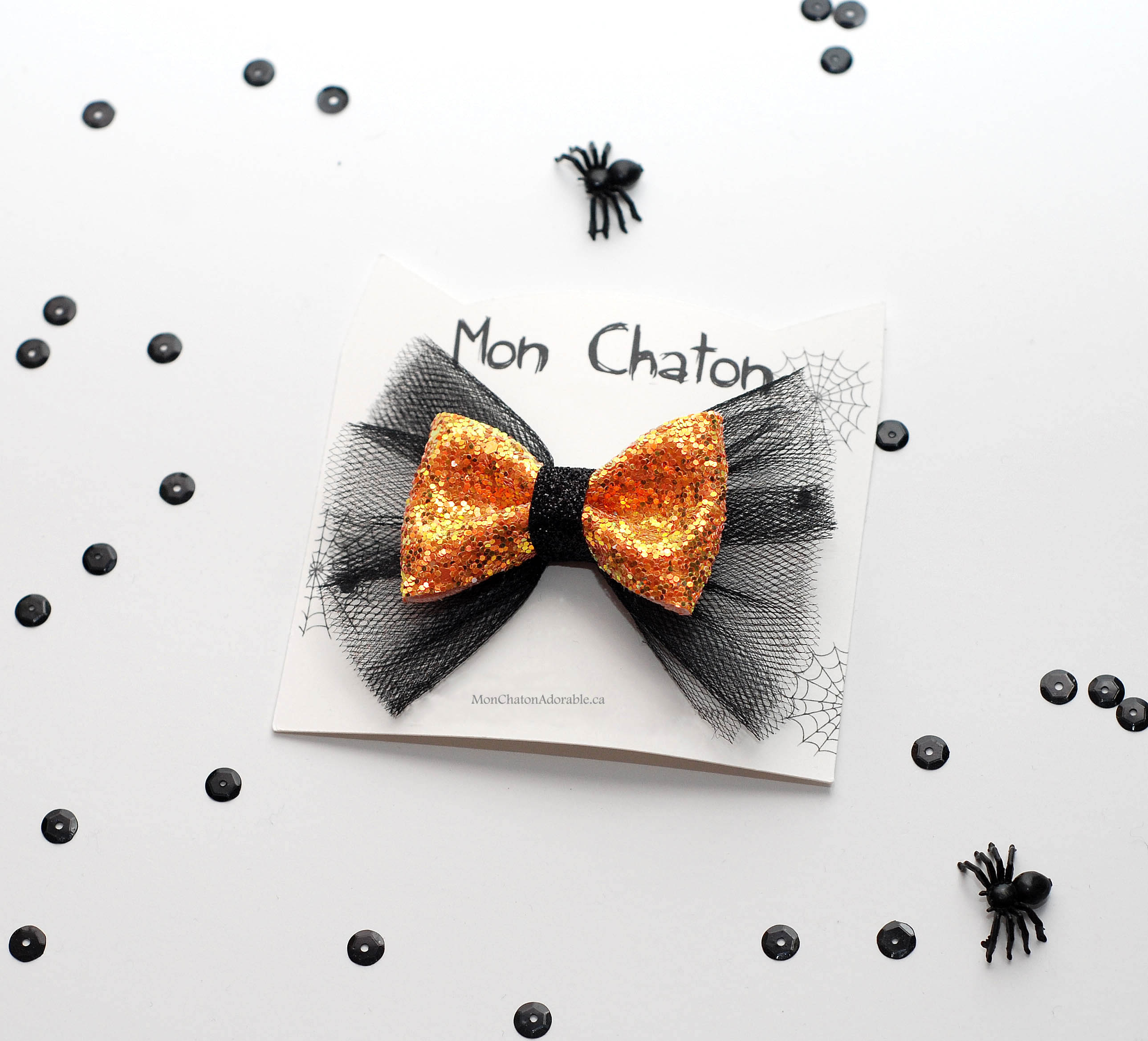 Halloween Hair Bow Clip