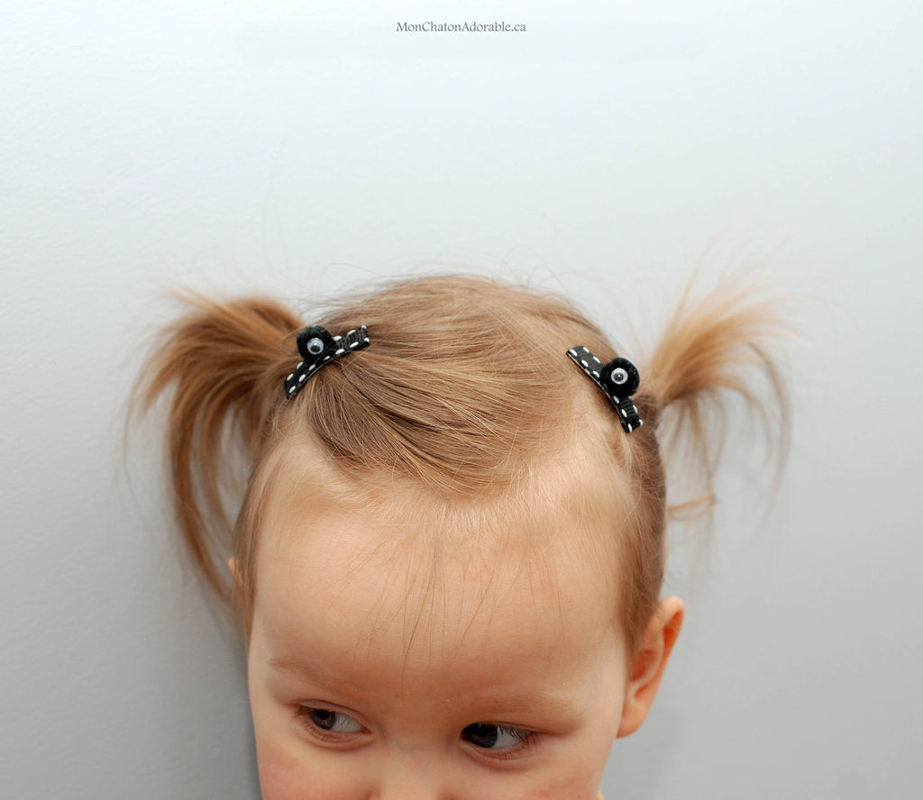 Halloween Monster Eyes Baby Hair Clips