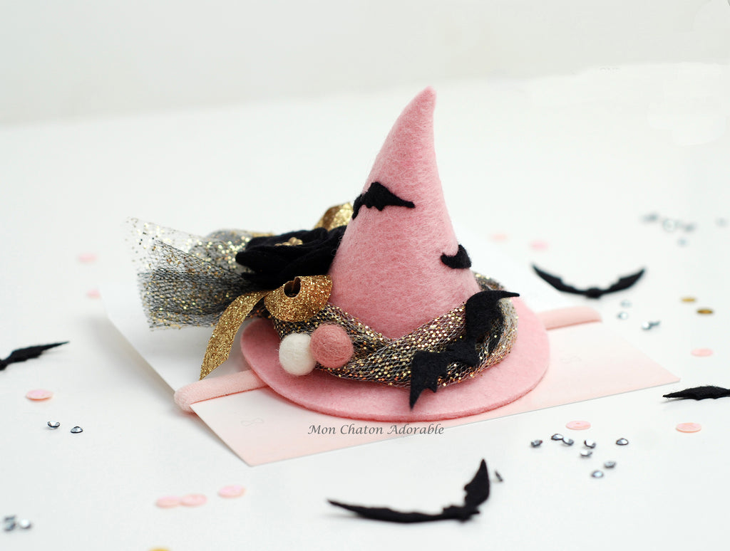 Mini Pink Witch Hat
