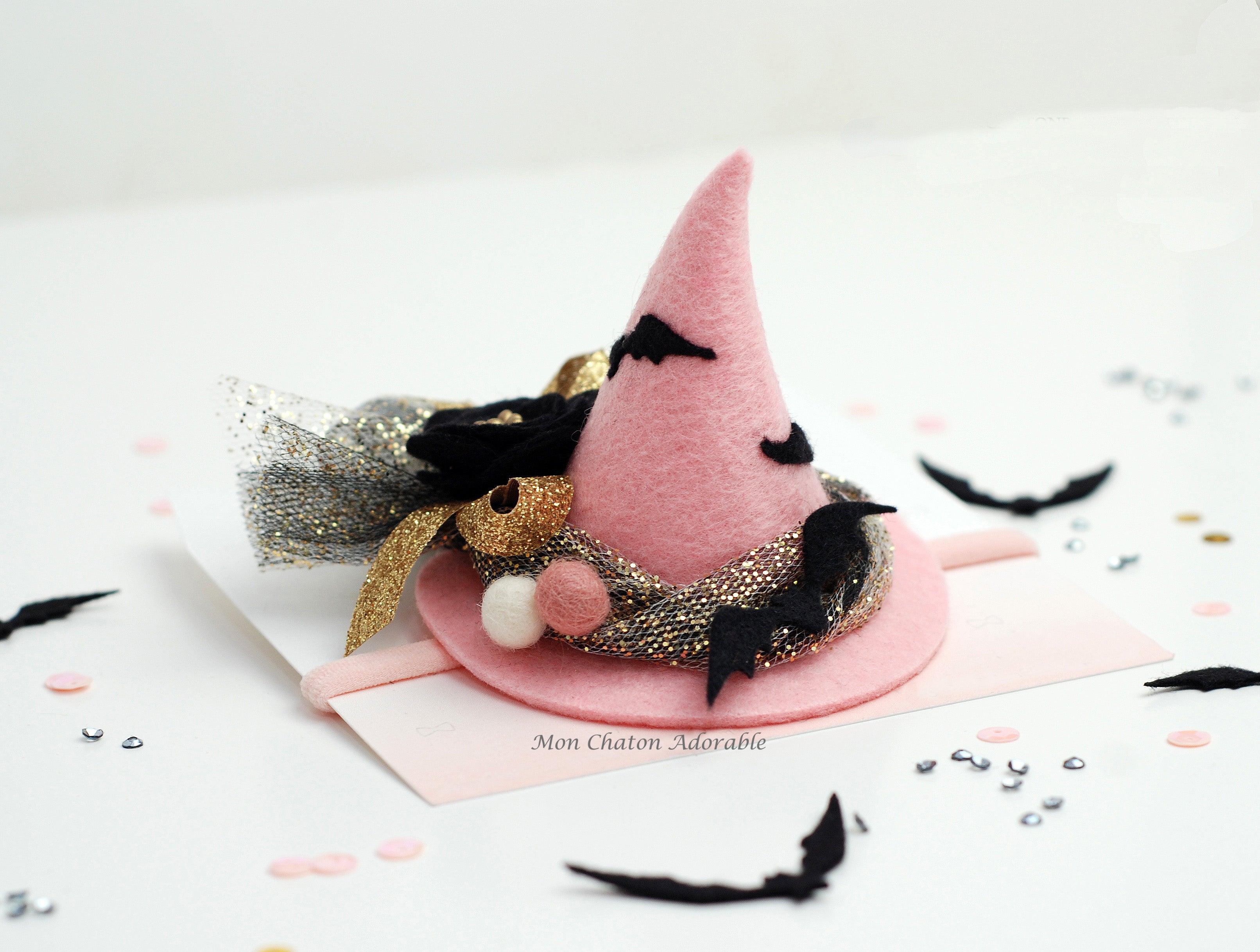 Mini Pink Witch Hat