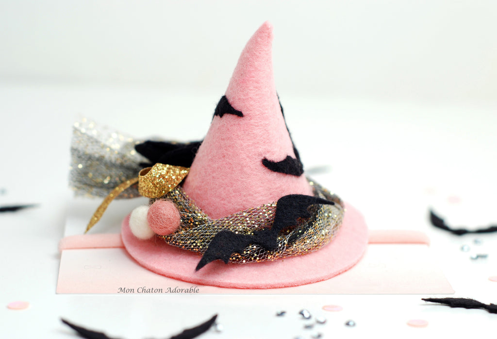 Mini Pink Witch Hat