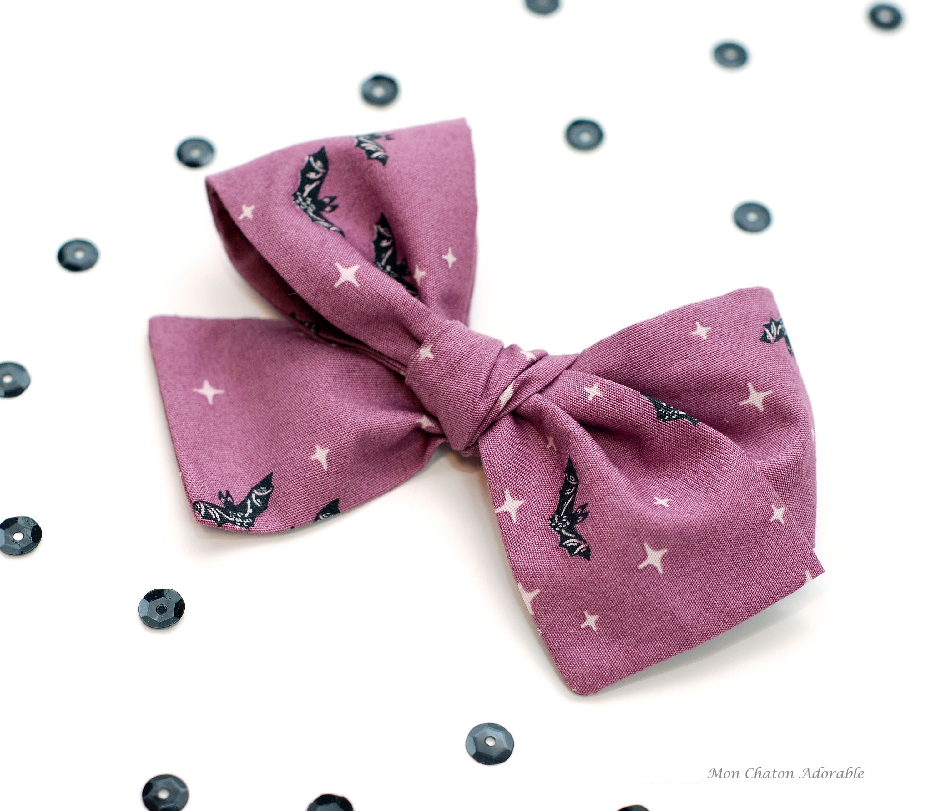 Halloween Bat Hair Bow