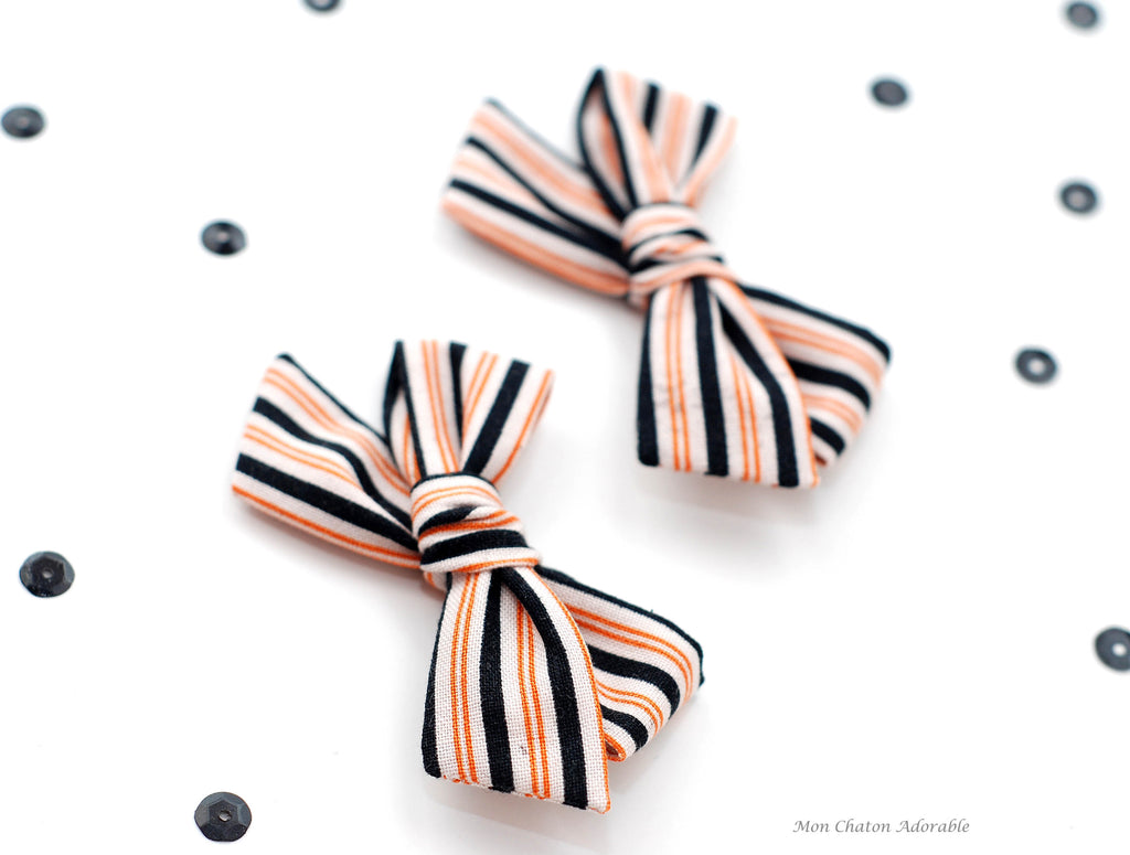 Set of 2 Halloween Hair Bows