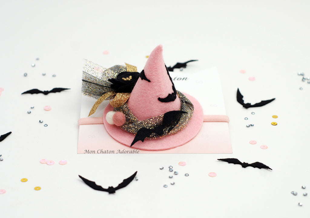 Mini Pink Witch Hat