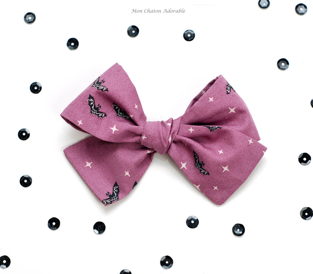 Halloween Bat Hair Bow