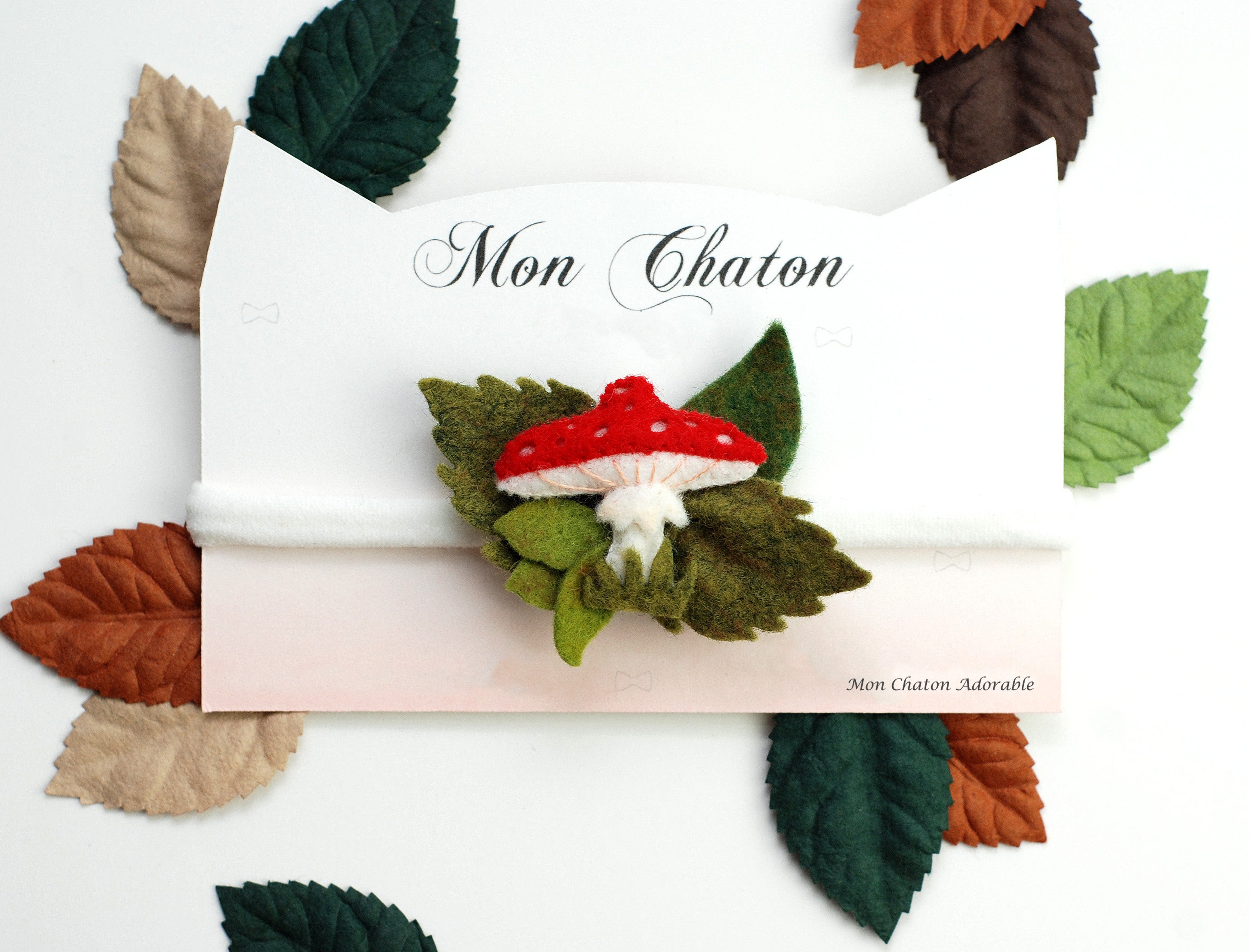 Felt Mushroom Headpiece