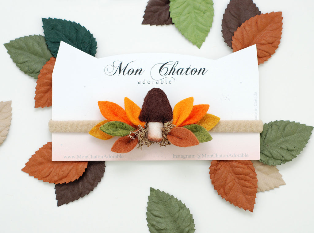 Felt Mushroom Headpiece