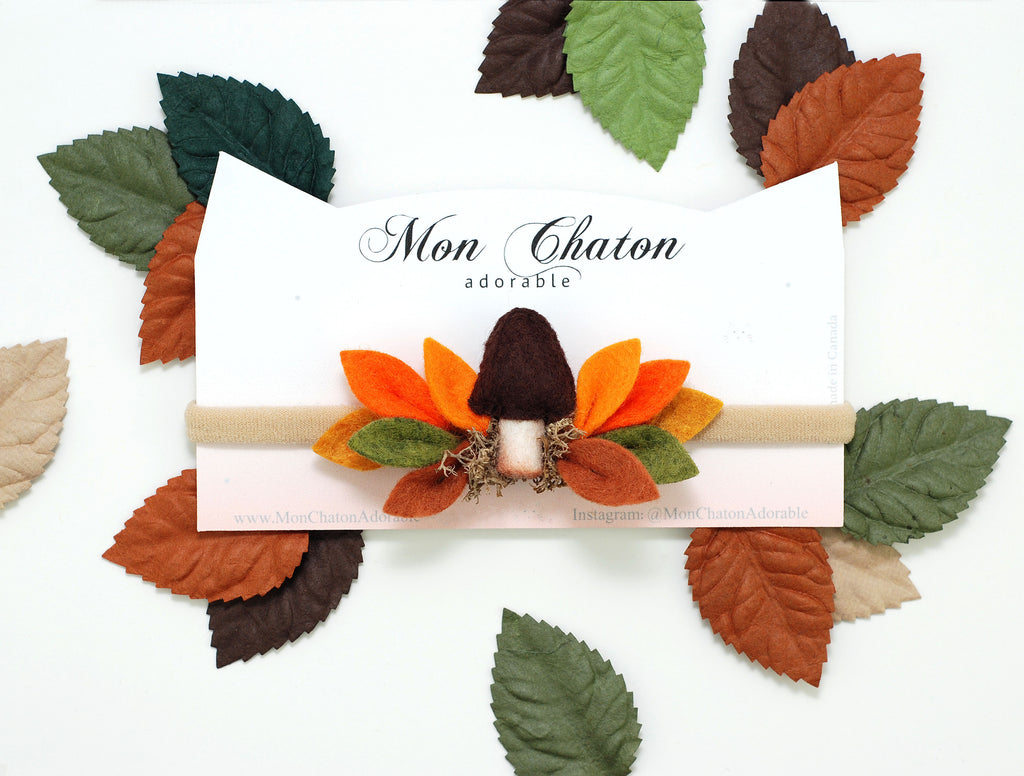 Felt Mushroom Headpiece