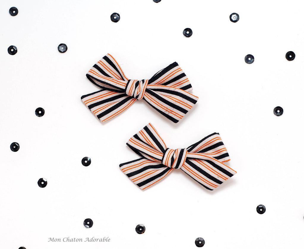 Set of 2 Halloween Hair Bows