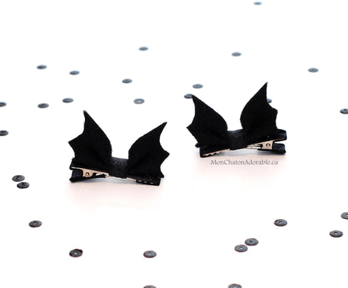 Bat Hair Clips, Gender neutral