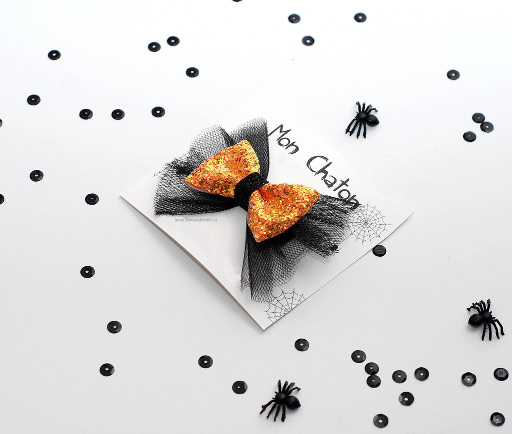 Halloween Hair Bow Clip