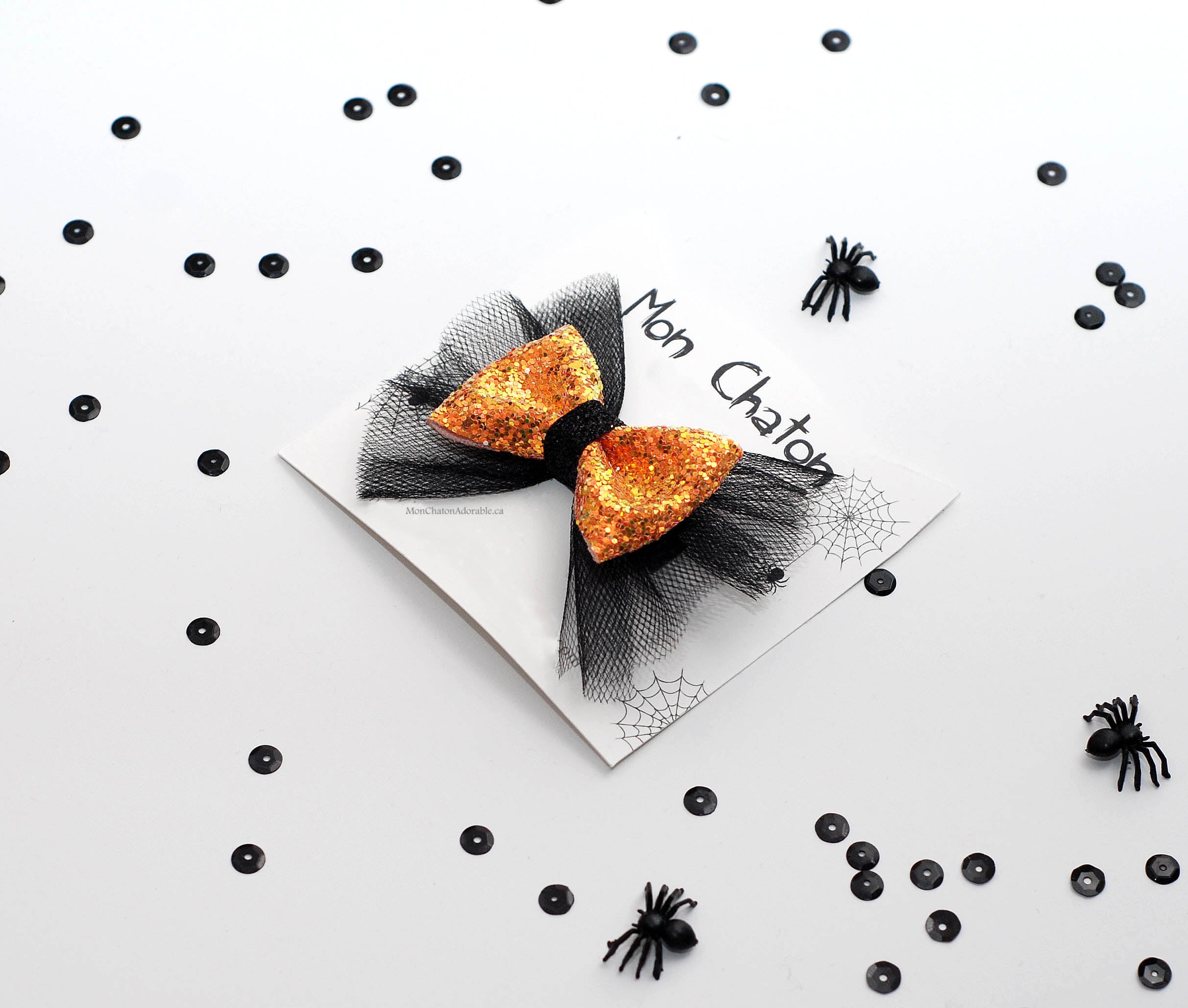 Halloween Hair Bow Clip