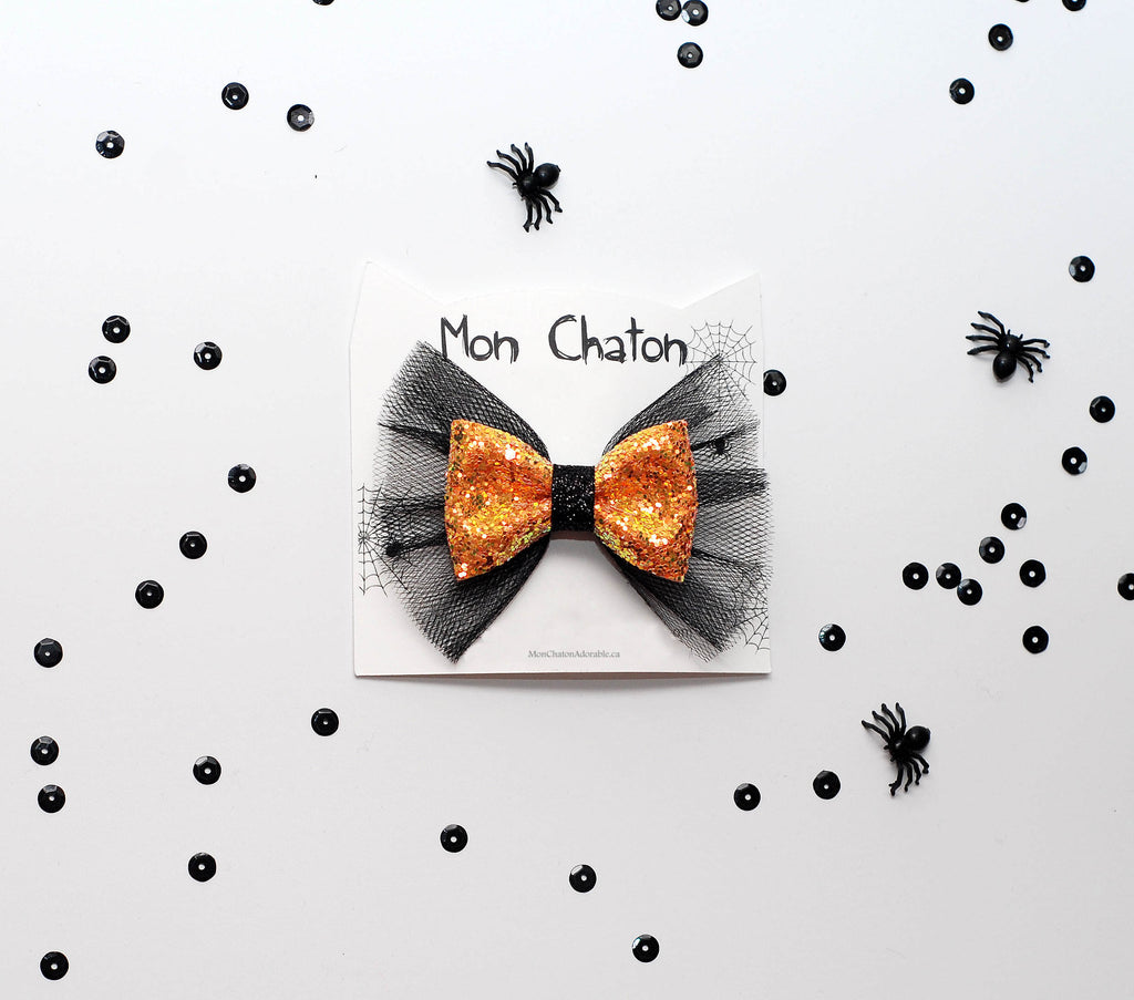 Halloween Hair Bow Clip