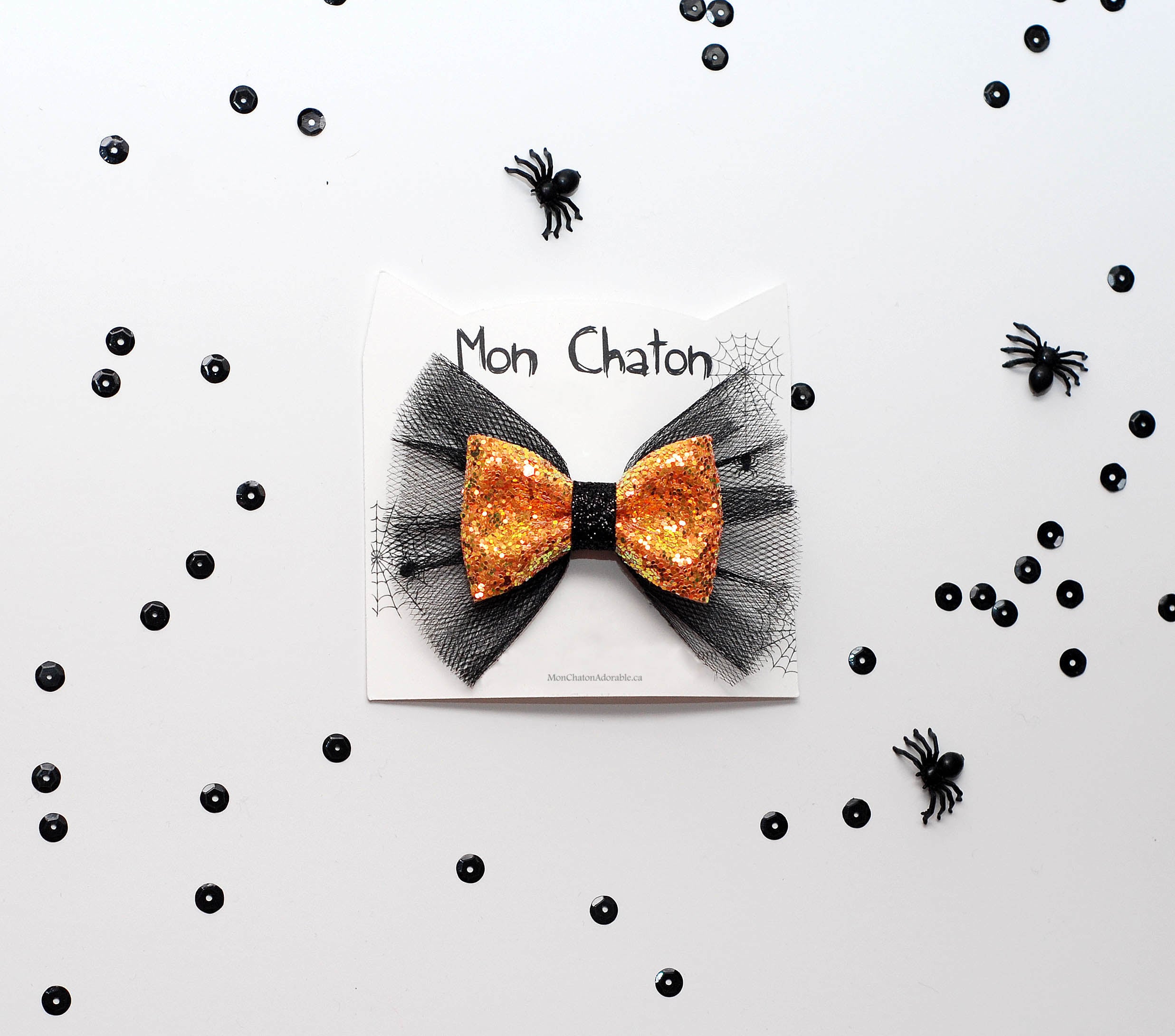 Halloween Hair Bow Clip