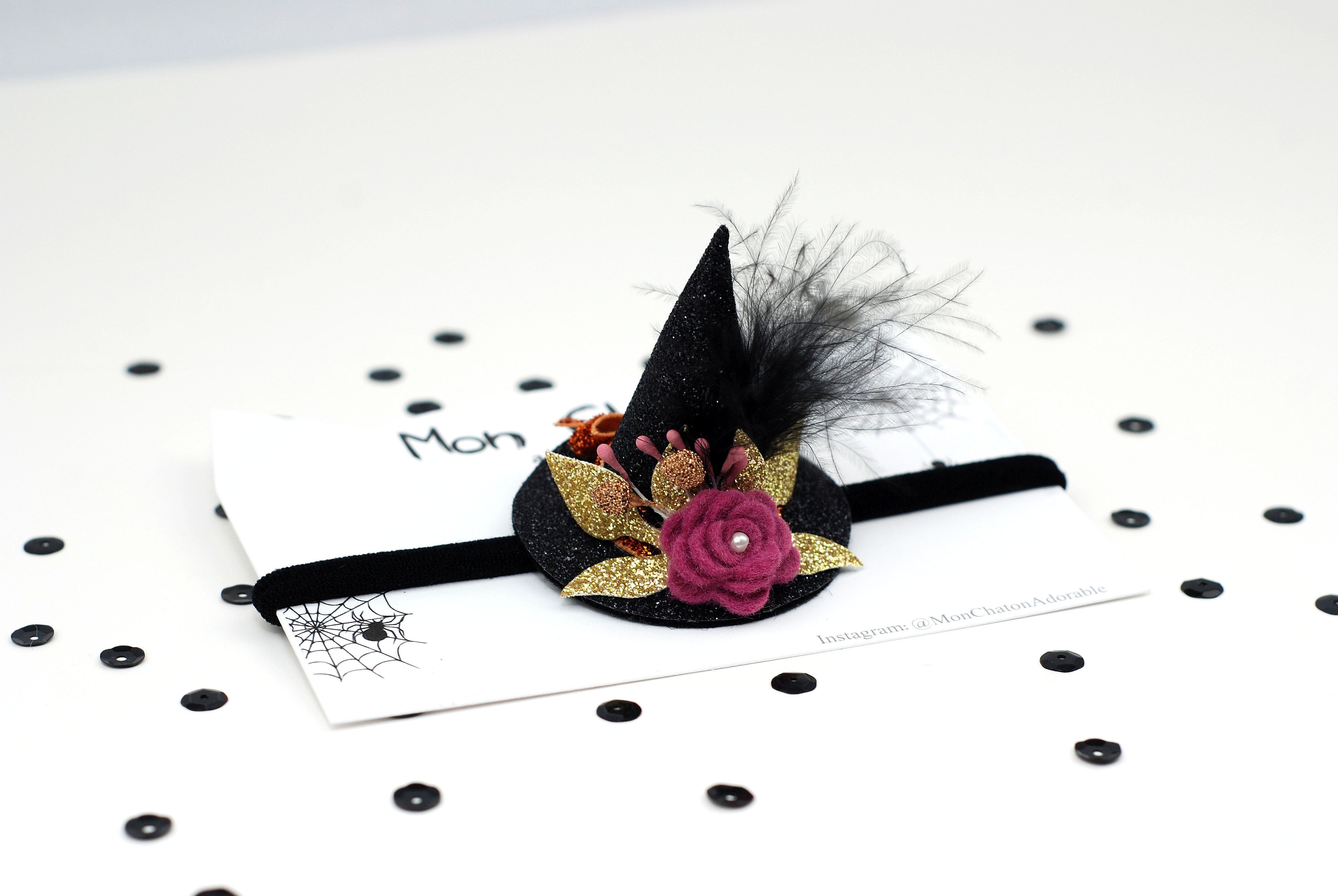 Mini Glitter Witch Hat