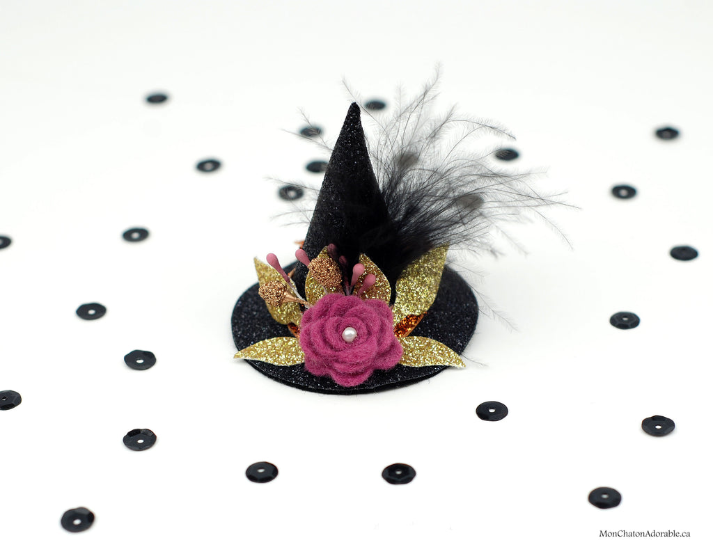 Mini Glitter Witch Hat