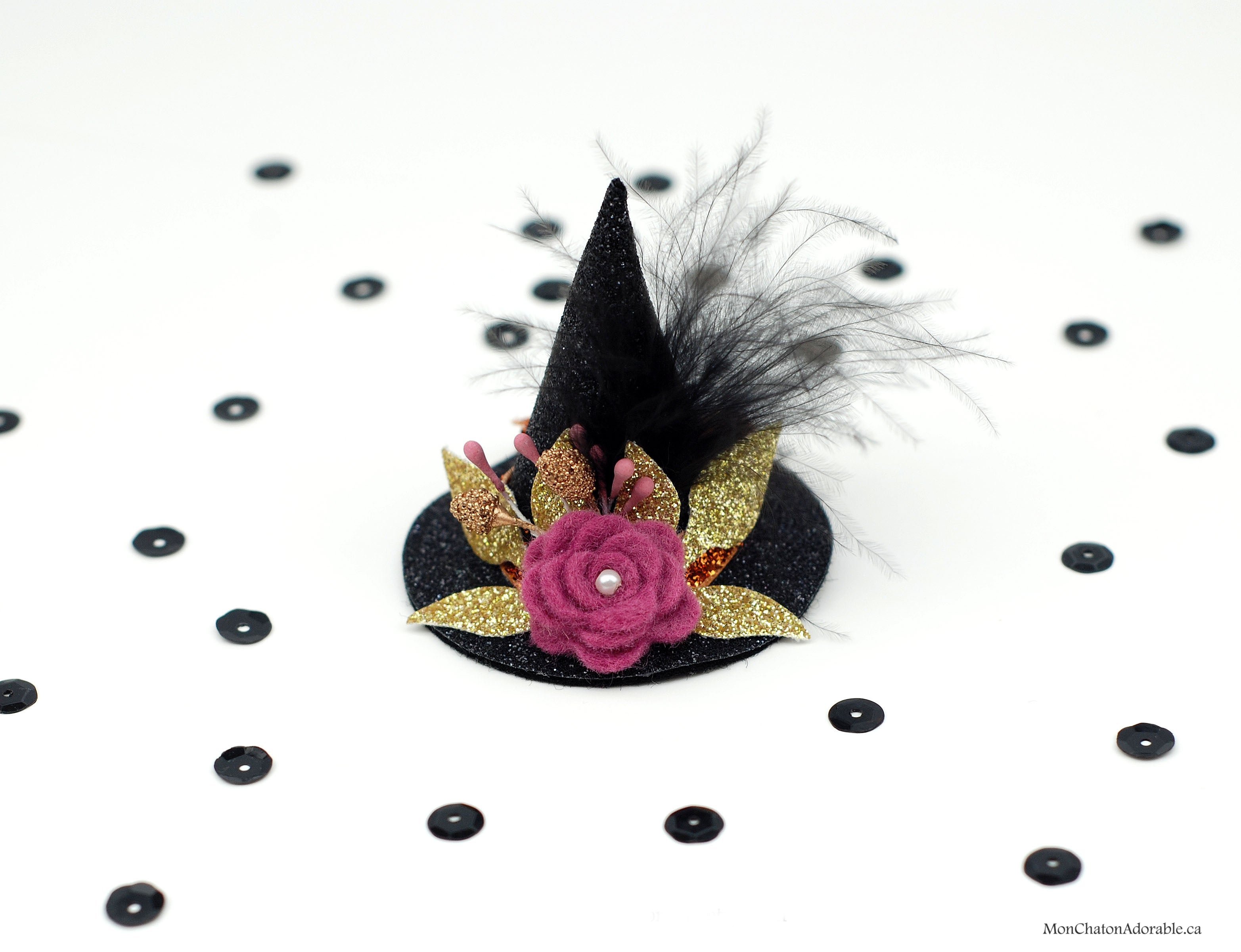 Mini Glitter Witch Hat